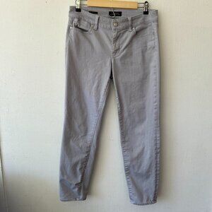 Talbots Flawless 5 Pocket Boyfriend Jeans Light Gray Womens Size 4 Pockets